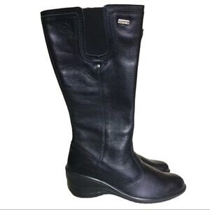 Santana Canada Black Eartha Pebble Leather Boots